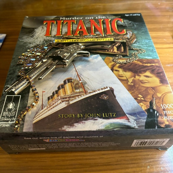 1000 piece Murder On The Titanic Mystery Puzzle - Picture 1 of 1